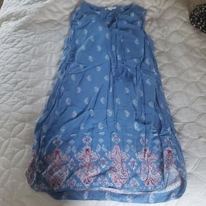 BEACHLUNCHLOUNGE SHIFT TANK DRESS PAISLEY BOHO